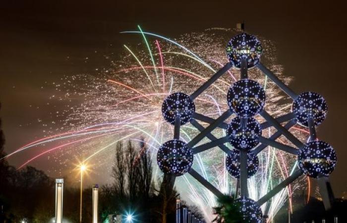 50.000 Zuschauer versammelten sich in Brüssel zum Neujahrsfeuerwerk: Bilder einer „wunderbaren“ Show