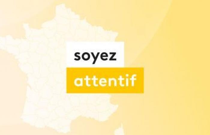 Gelbe Warnungen in 27 Departements, geplant von Météo-France für diesen Mittwoch, den 1. Januar