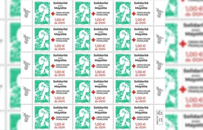 La Poste wird ab Donnerstag eine Solidaritätsbriefmarke herausgeben, um Mayotte zu helfen