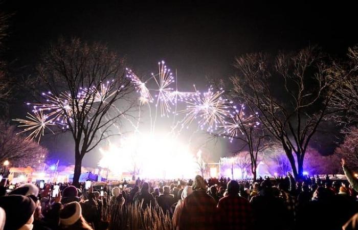 Quebec celebrates the arrival of 2025