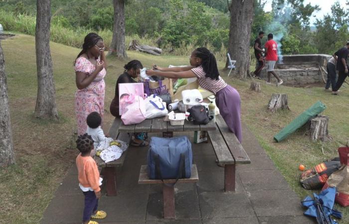 Am Strand oder in den Höhen, das erste Picknick des Jahres 2025 für die Menschen auf Réunion