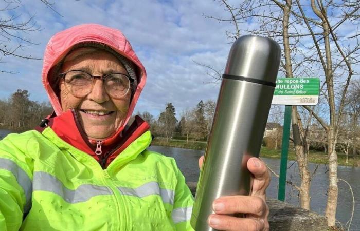 IN BILDERN – Die 10.000 km zu Fuß von Marie-Jo, 78, um zwei behinderten Kindern zu helfen, die in Mayenne leben