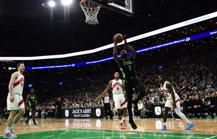 Jaylen Brown fällt wegen einer Zerrung der rechten Schulter für die Celtics aus