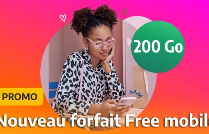 Der gute Vorsatz von Free im Jahr 2025: ein 200-GB-Mobilfunktarif zum reduzierten Preis, ohne Verpflichtung