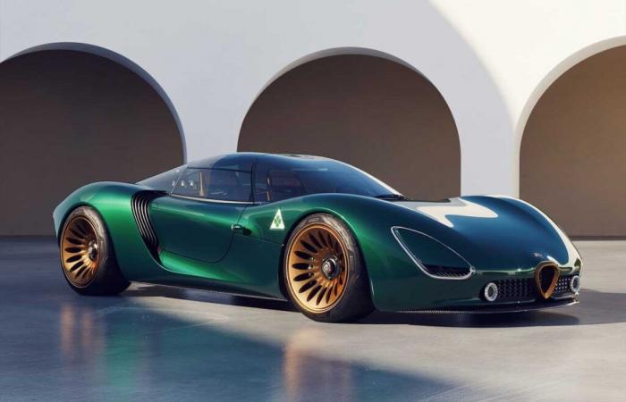 Alfa Romeo Stradale 33 / Visione: eine neue Vision des Supersportwagens