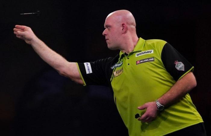 Neueste Updates, da Van Gerwen den letzten Platz vor Littler gegen Bunting anstrebt