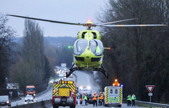 Ein Opfer wurde in ernstem Zustand ausgeflogen