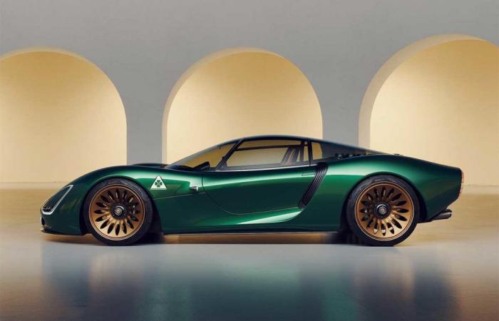 Alfa Romeo Stradale 33 / Visione: eine neue Vision des Supersportwagens