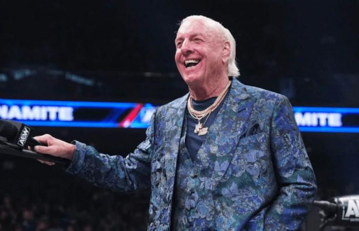 Ric Flair steht für ein letztes Match in den Startlöchern