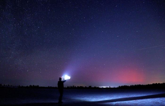 IN BILDERN. „Eine besondere Würze“, prachtvolle Nordlichter am Jura-Himmel für einen gelungenen Start ins Jahr 2025