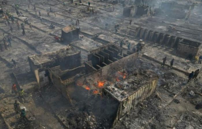 In Accra verwüstet ein Großbrand Ghanas wichtigsten Second-Hand-Kleidungsmarkt – 01.02.2025 um 22:31 Uhr