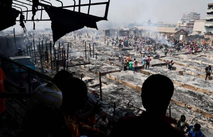 Ghana | Großbrand zerstört Hauptmarkt für Second-Hand-Kleidung