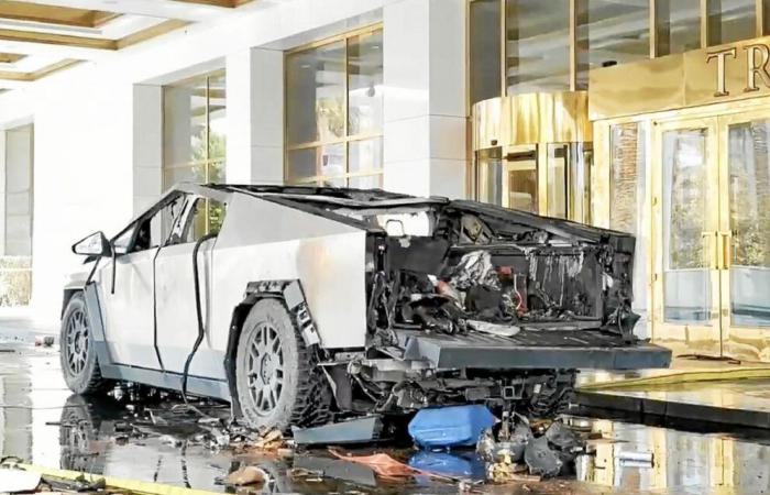 Tesla-Explosion in Las Vegas: Verdächtiger erlitt Schusswunde am Kopf