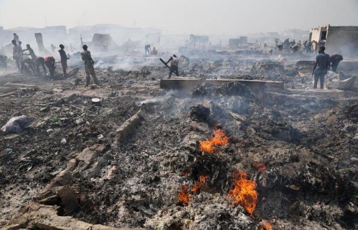 Ghana: Großbrand verwüstet Second-Hand-Kleidungsmarkt