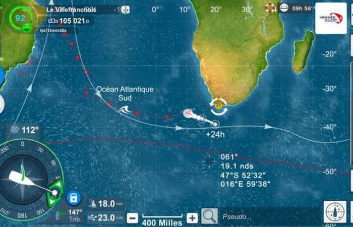 Virtueller Vendée Globe: Le Villefranchois nähert sich Kap Hoorn