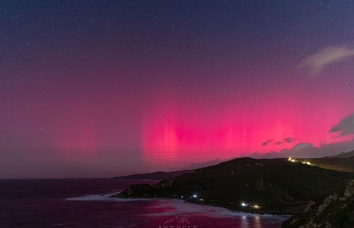 BILDER. Seltene Nordlichter auf Korsika beobachtet