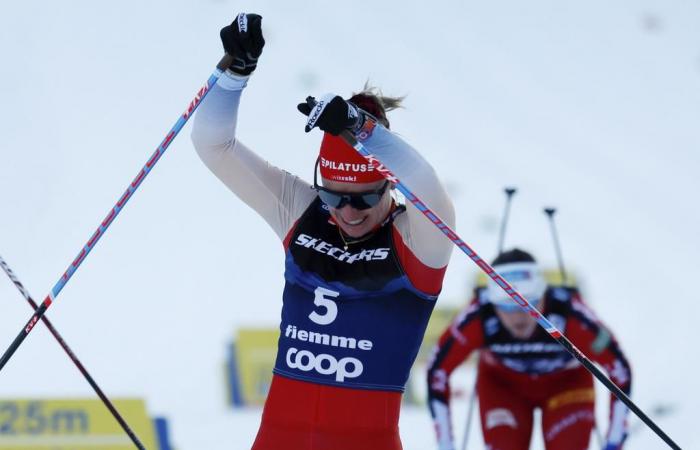 Tour de Ski: Nadine Fähndrich hat einen perfekten Tag