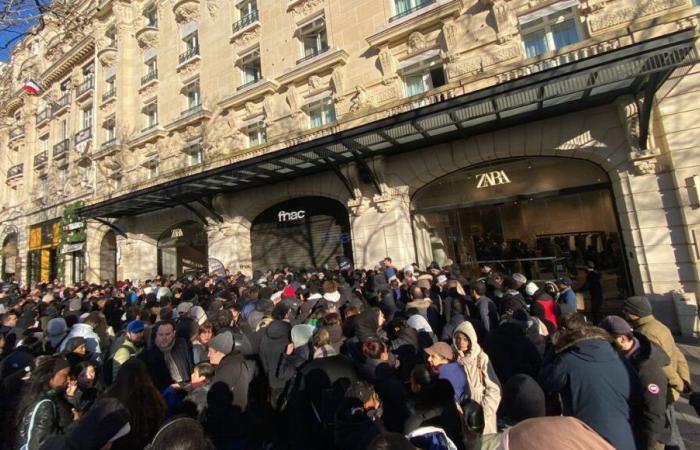 VIDEO – Fnac auf den Champs-Élysées beendet seinen Verkauf wegen zu großem Andrang