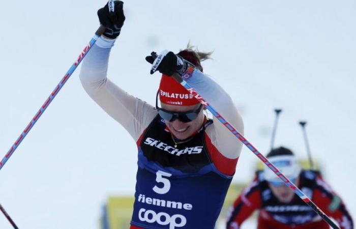 Nadine Fähndrich etabliert sich als Chefin im Val di Fiemme – rts.ch