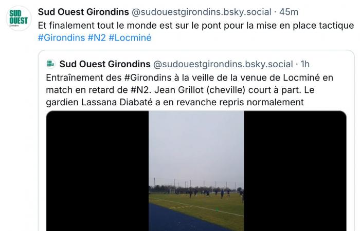 Girondins: Lassana Diabaté und Jean Grillot nehmen das gemeinsame Training wieder auf