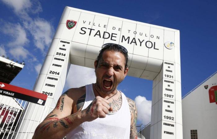 Hier ist Ihr Favorit als Nachfolger von Christophe Charaut und der Einführung des Pilou Pilou vor den Spielen im Mayol-Stadion in Toulon