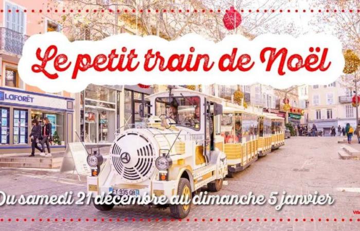 Draguignan lädt Sie ein, für die letzten Tage in den kleinen Weihnachtszug einzusteigen