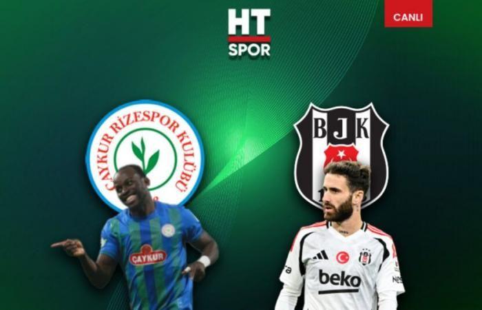 Spiel Çaykur Rizespor – Beşiktaş DIFFUSION EN DIRECT