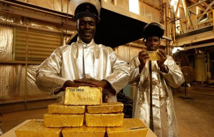 Senegal. Gold steht ganz oben auf der Liste der Exportprodukte