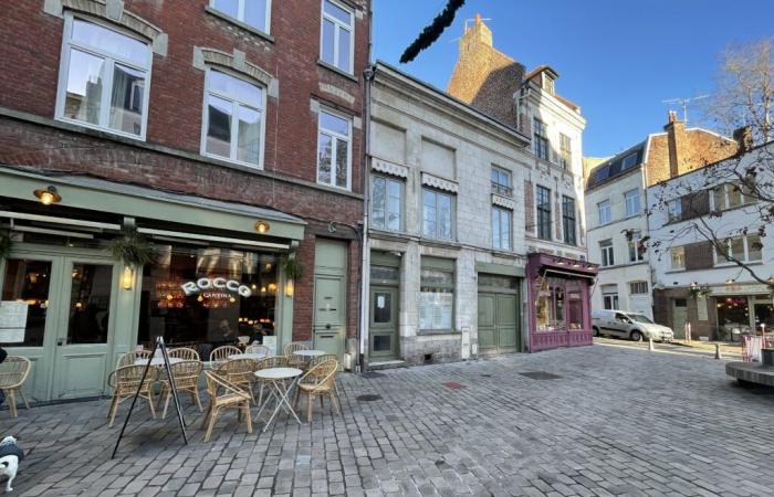 Delikatessen, Restaurants und Kantinen, Italien zieht in einer Straße in der Altstadt von Lille ein – 01.03.2025