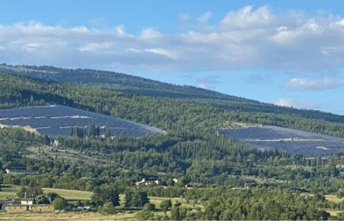 im Lure-Gebirge wurde das Solarkraftwerk von den Gerichten abgelehnt … aber in Betrieb – vert.eco