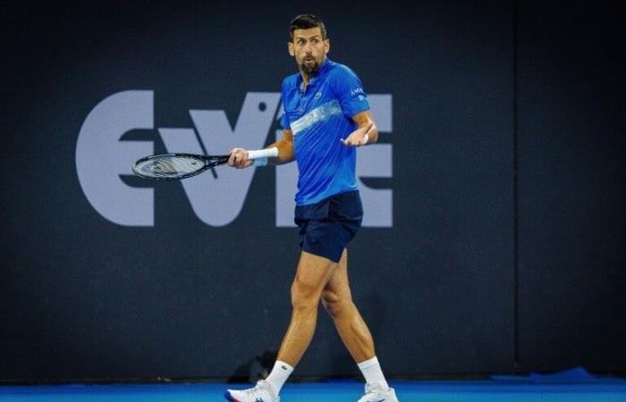 Djokovic überraschte vor den Australian Open in Brisbane durch Opelka