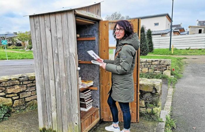 In Plabennec laden zwei Bücherboxen zum Lesen ein