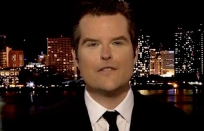 MAGA-Extremist Matt Gaetz hat ein neues Gesicht