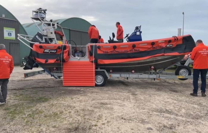 Die SNSM von Berck-sur-Mer erwirbt ein neues halbstarres Boot für die Seenotrettung