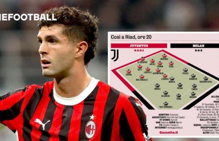 GdS: Voraussichtliche XIs für Juventus vs. Milan – Pulisic gibt einen großen Schub zurück