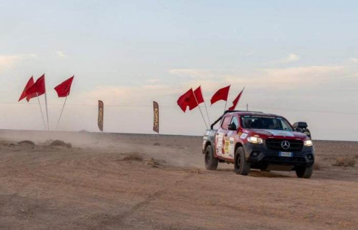 Teilnehmer der „Africa Eco Race“-Rallye machen einen Zwischenstopp in Dakhla