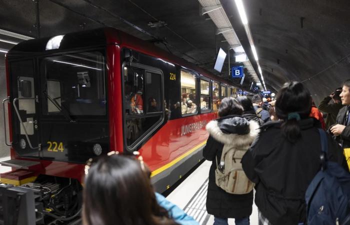 Die Jungfraubahn überschreitet erneut die Millionen-Passagiergrenze