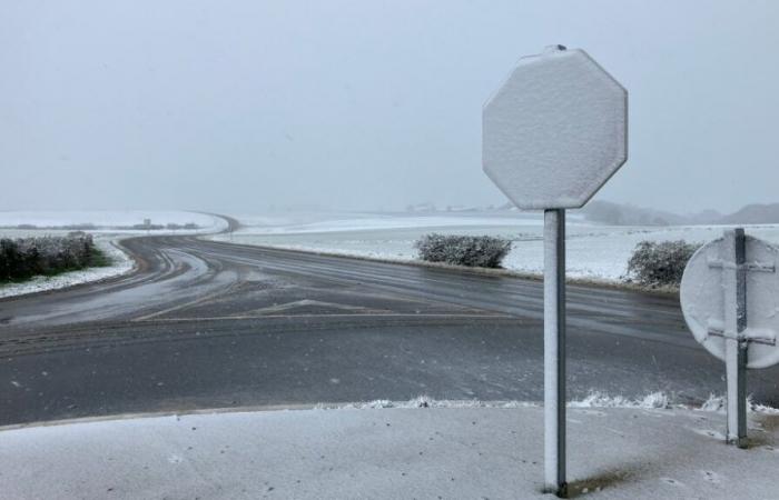 In der Oise wird am Abend mit Schnee und Eisregen gerechnet