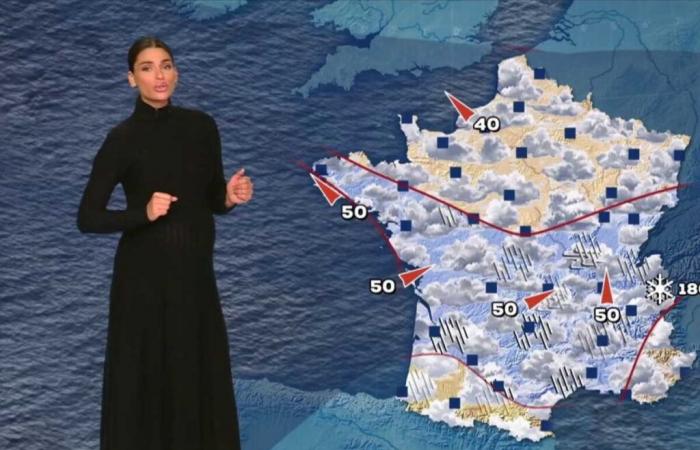 Audrey Crespo-Mara schickt ihm eine Nachricht zu ihrer Abreise in den Mutterschaftsurlaub