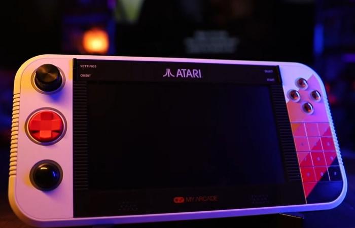 Atari Gamestation Go-Teaser zeigt Retro-Handheld-Design