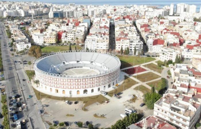 So sieht die Plaza de Toros aus der Luft nach ihrer Renovierung aus