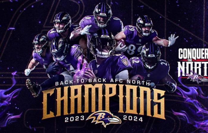 Ravens gewinnen den zweiten AFC North-Titel in Folge