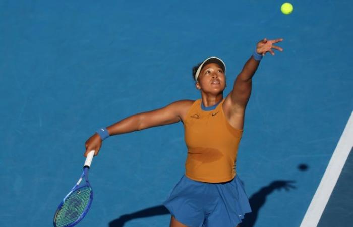 Naomi Osaka im Finale des Auckland-Turniers, eine Premiere seit fast drei Jahren