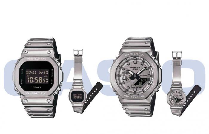 Die neuen Metalluhren Casio G-Shock GM-2100YM-8A und GM-5600YM-8 sind durchgesickert