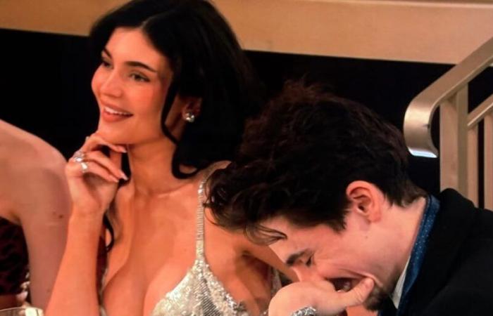 Sehen Sie sich Fotos von Kylie Jenner und Timothée Chalamet bei den Golden Globes 2025 an