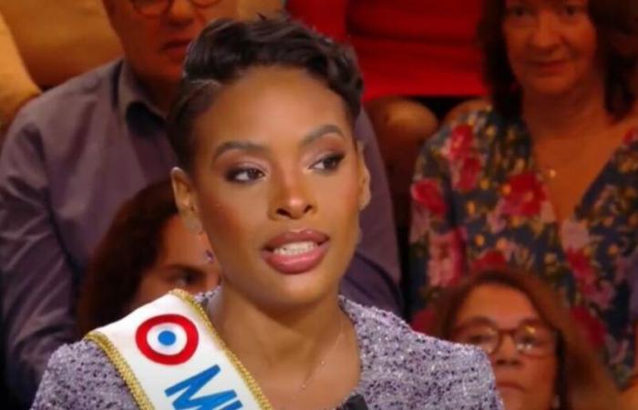 Angélique Angarni-Filopon (Miss France 2025) prangert die Cyberbelästigung an, der sie zum Opfer fällt