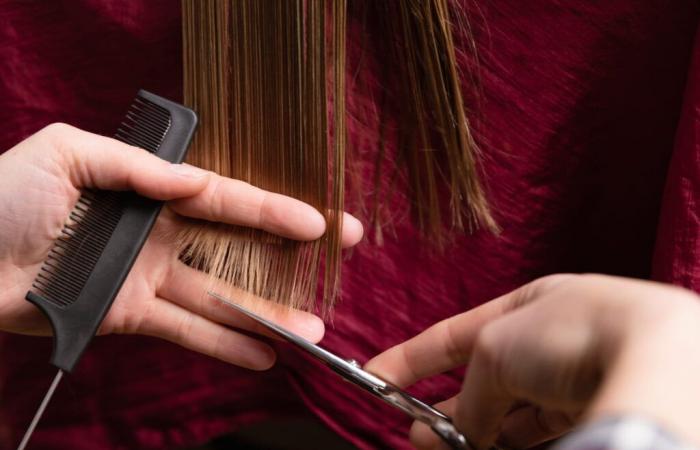 Ein Friseur empfiehlt den Haarschnitt, der zu jedem passt