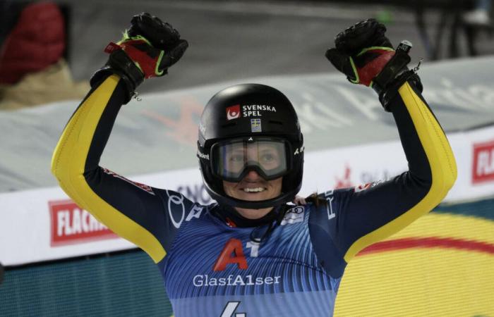 Sari Hektor triumphiert im Riesenslalom von Kranjska Gora