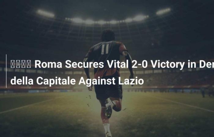 ???????? Roma sichert sich den wichtigen 2:0-Sieg im Derby della Capitale gegen Lazio Rom