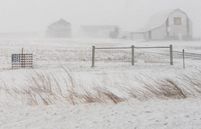 Schwerer Schneesturm trifft den Osten der USA